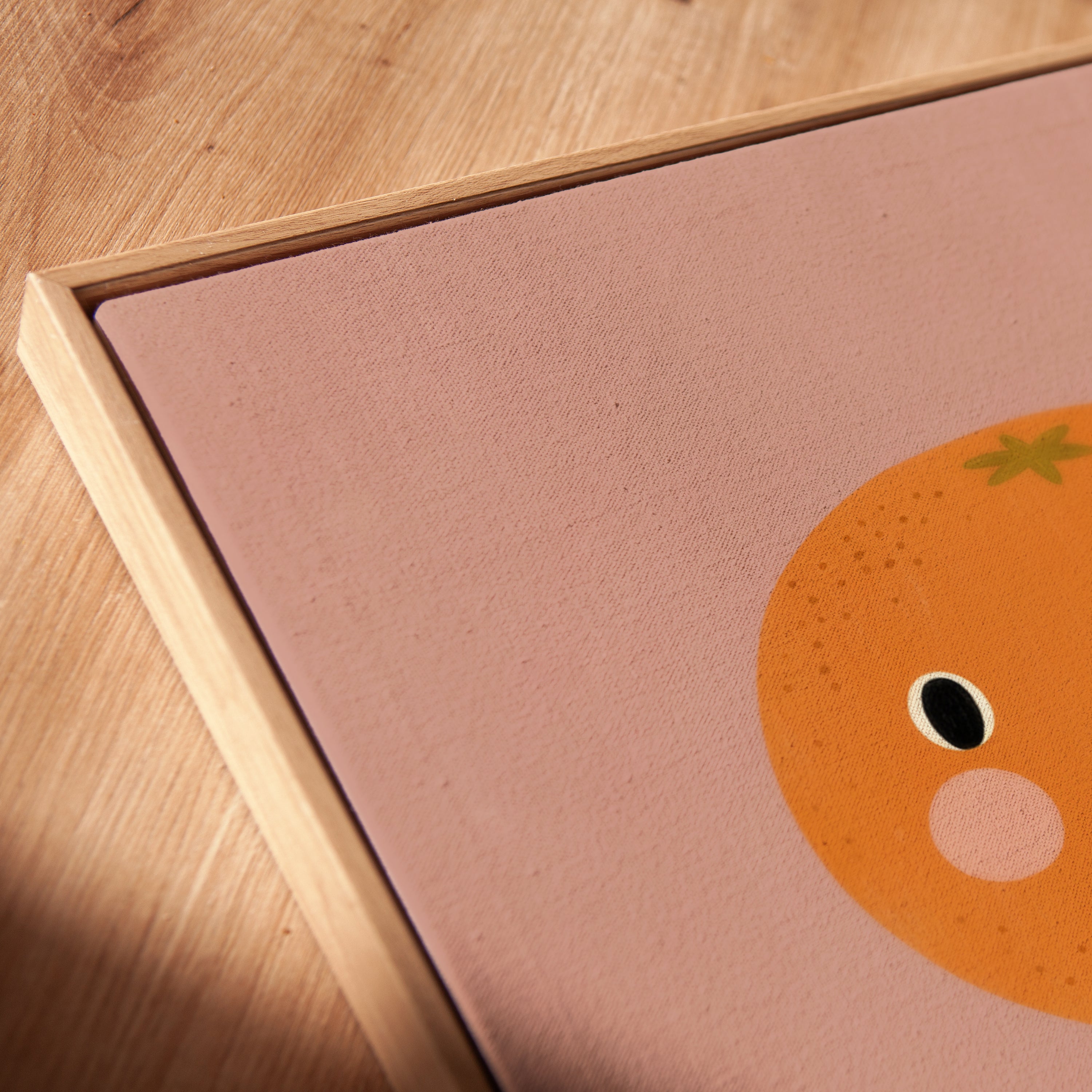 Orange Framed Canvas