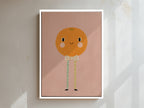 Orange Framed Canvas