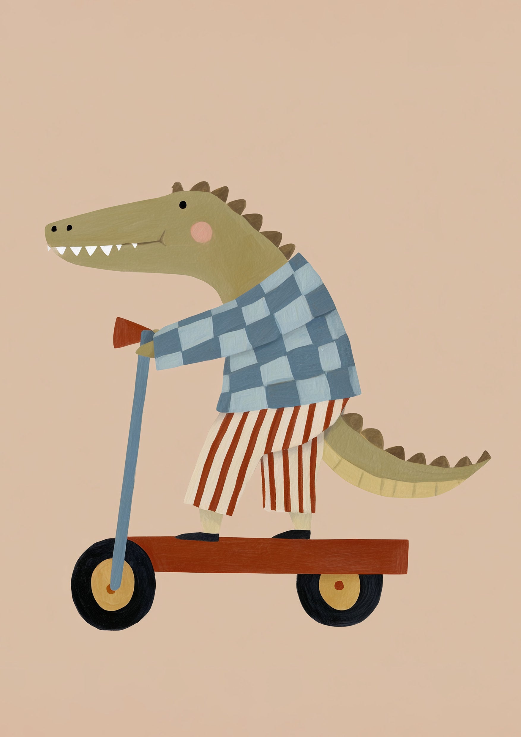 Scooter Croc Print