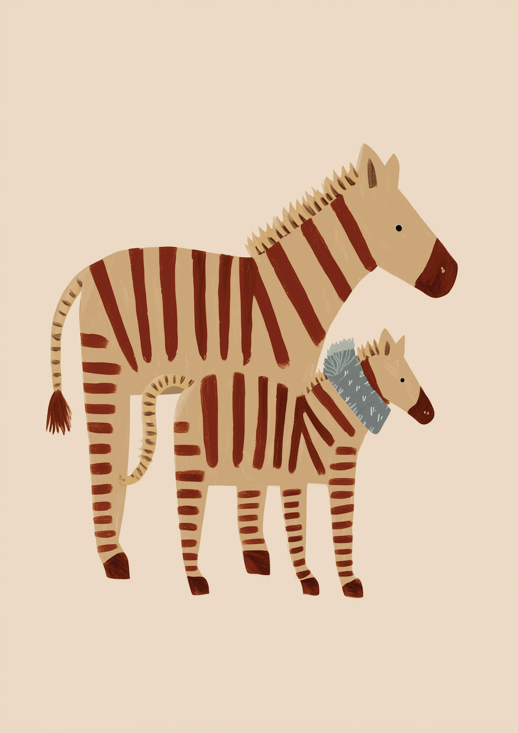 Zebra Framed Canvas
