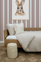 Natural Gingham Washed Cotton Duvet