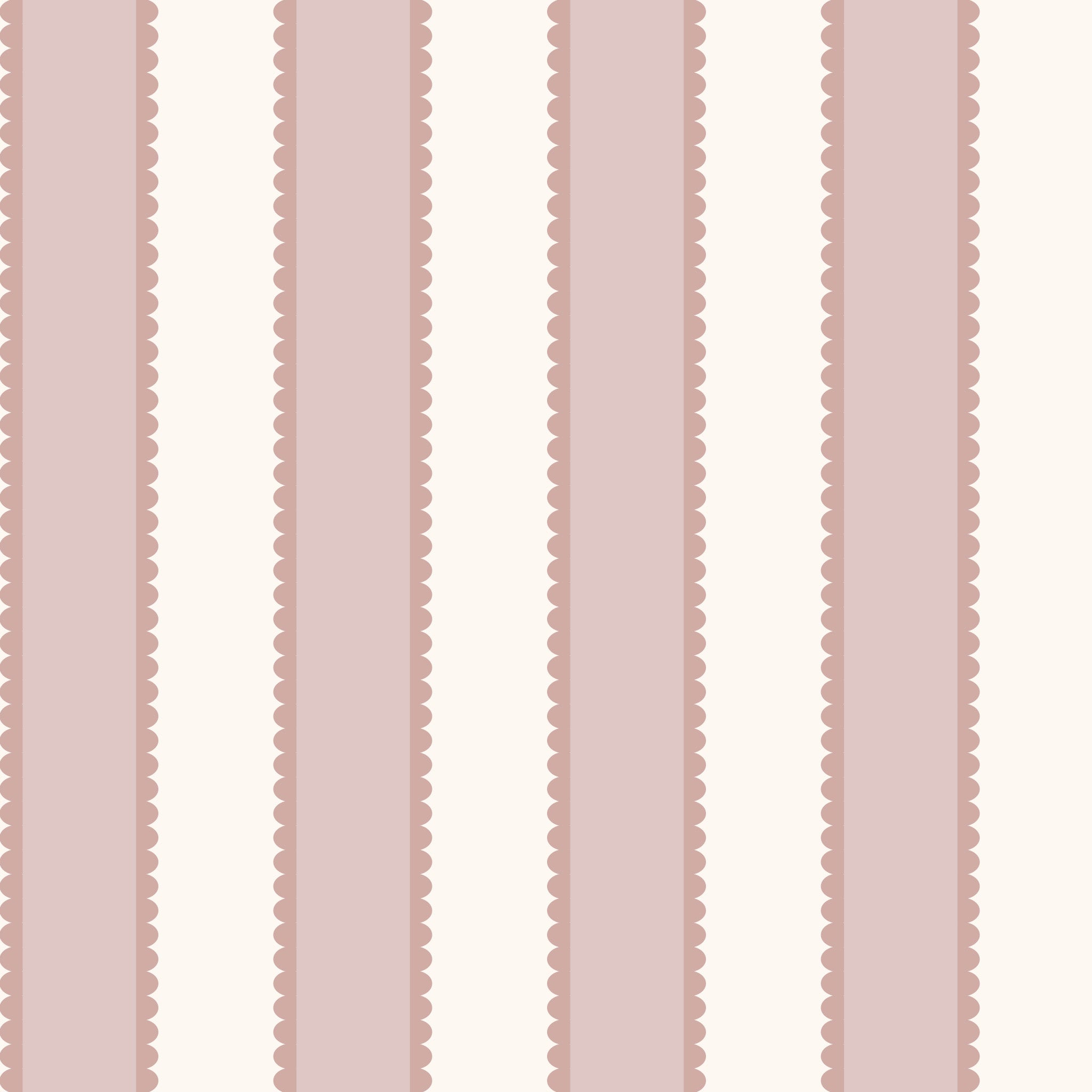 Pink Scalloped Wallpaper