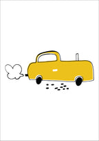 Yellow Taxi Print