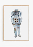 Astronaut Watercolour Print