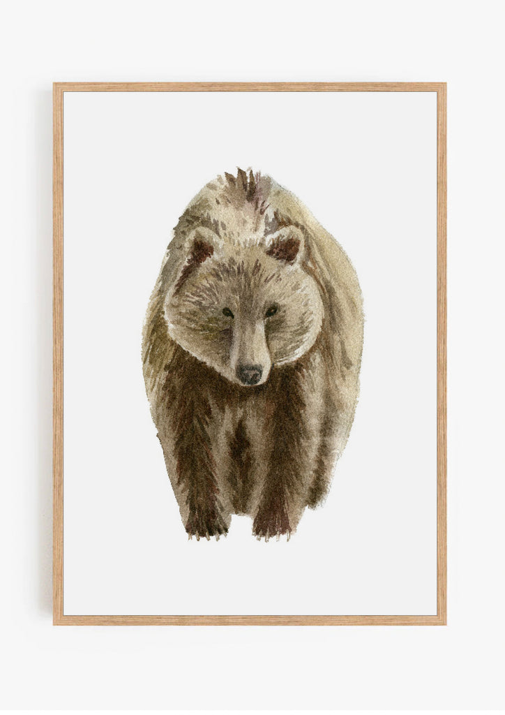 Bear Watercolour Print
