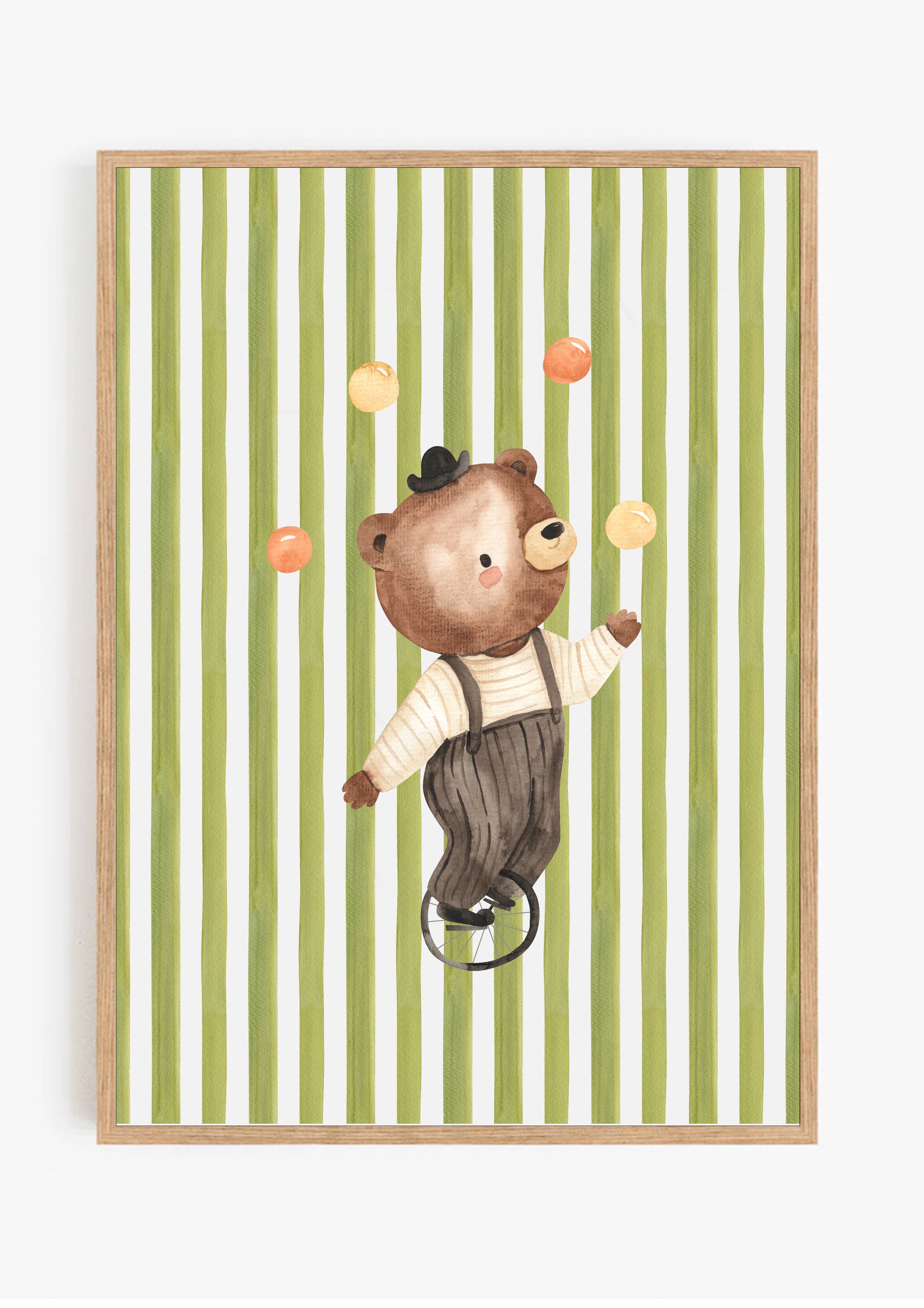 Circus Bear Print