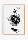 Man On the Moon Print