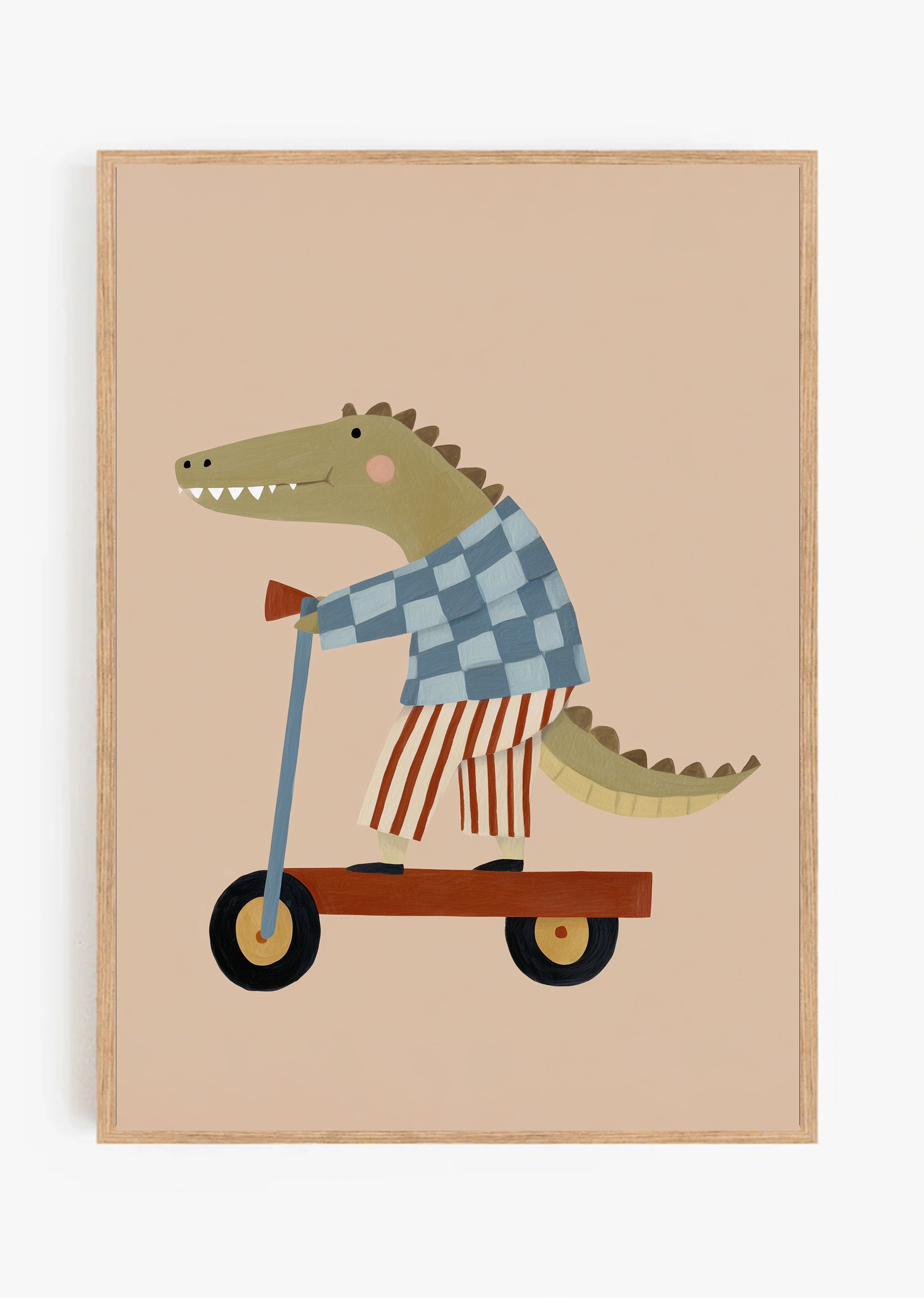 Scooter Croc Print