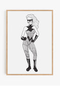 Super Woman Print