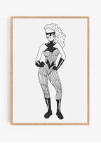 Super Woman Print
