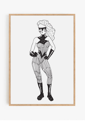 Super Woman Print