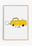 Yellow Taxi Print