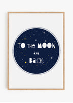 To The Moon And Back Print