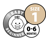 Woodchuck BIBS Pacifier Size 1 ( 0-6 months )