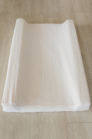 Coconut Muslin Changing Mat Cover