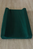Forest Green Muslin Changing Mat Cover