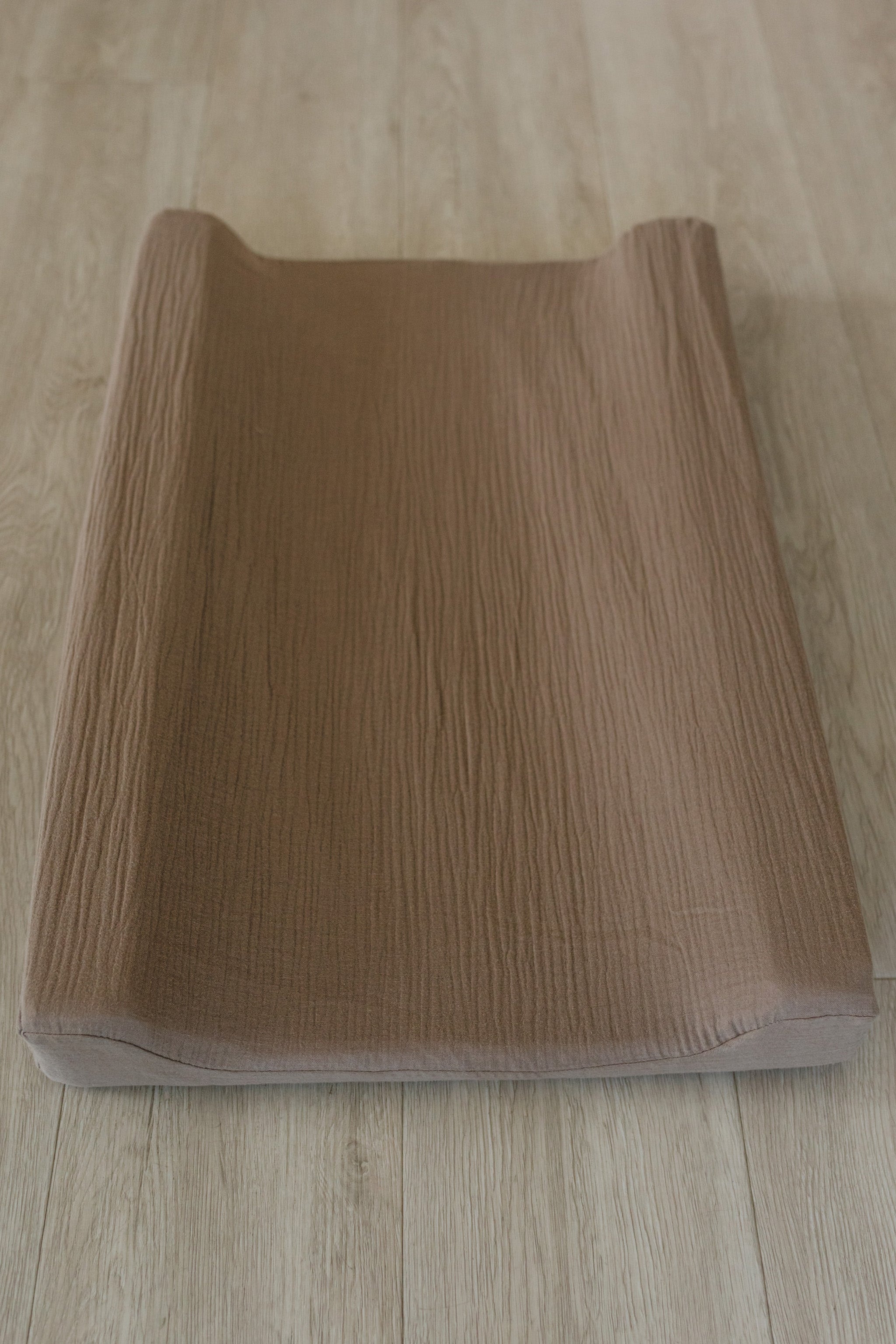 Hazelnut Muslin Changing Mat Cover
