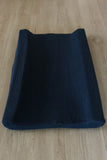 Navy Muslin Changing Mat Cover