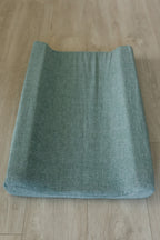 Sage Washed Cotton Changing Mat Cover