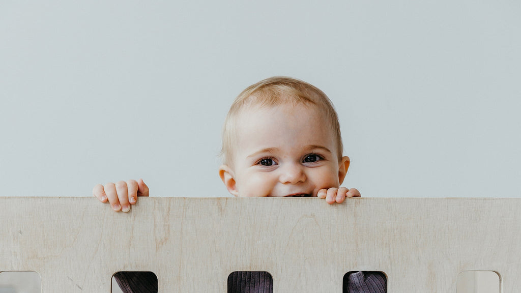 Grey Muslin Cot Bumper Cover