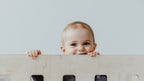 Grey Muslin Cot Bumper Cover