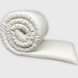 White Muslin Cot Bumper Cover