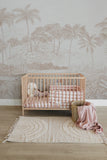 Pretty in Pink Washed Cotton Cot Duvet