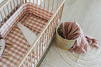 Pretty As A Peach Washed Cotton Cot Duvet