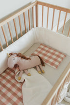 Pretty As A Peach Washed Cotton Cot Duvet