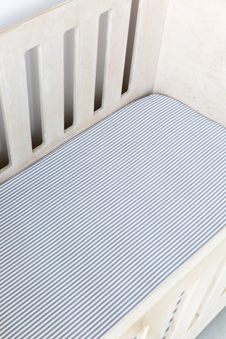 Tonota Stripe Cot Fitted Sheet