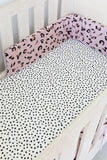 Spotted Cot Fitted Sheet