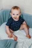Grid Cot Fitted Sheet