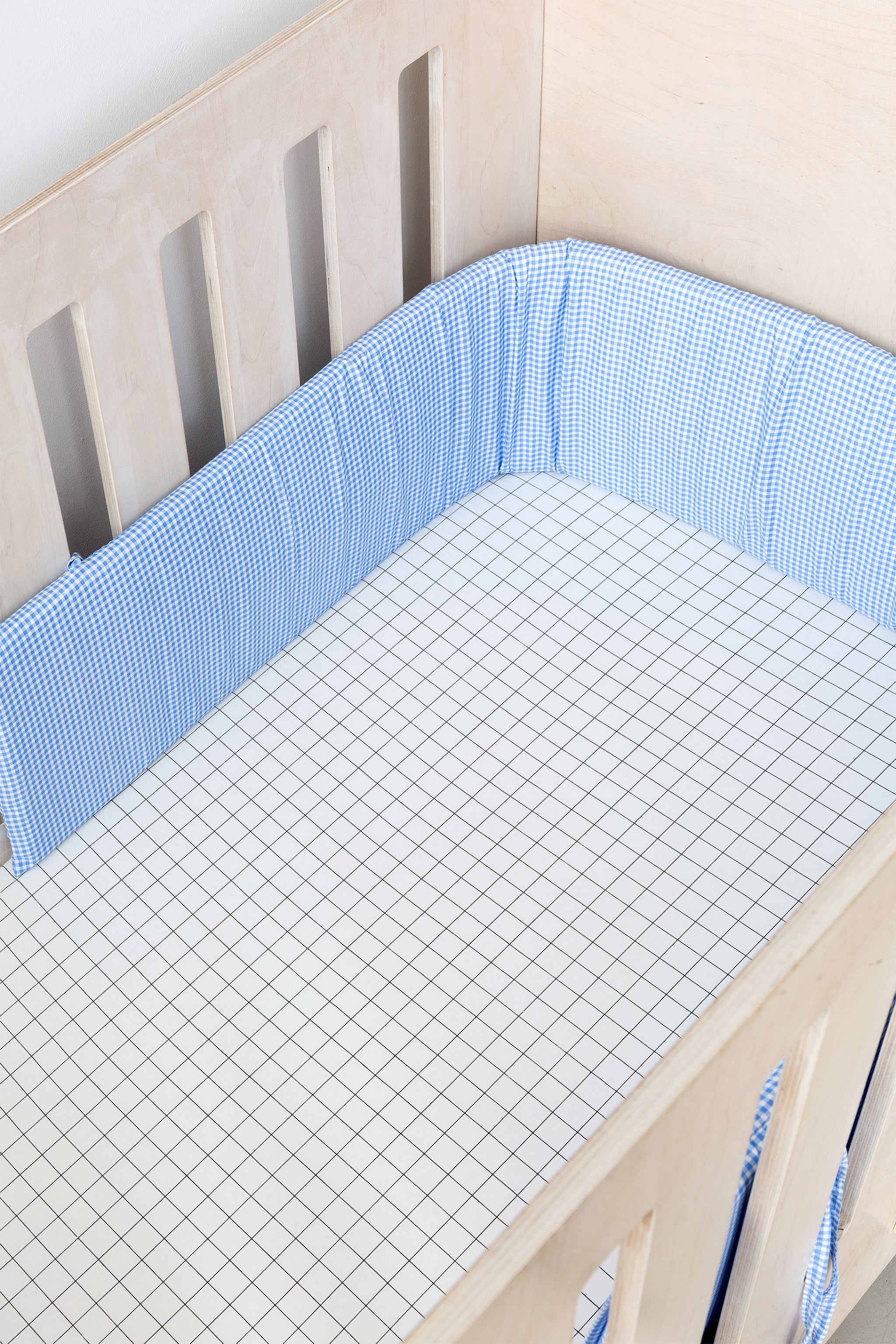 Grid Cot Fitted Sheet