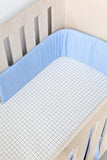 Grid Cot Fitted Sheet