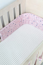 Grid Cot Fitted Sheet