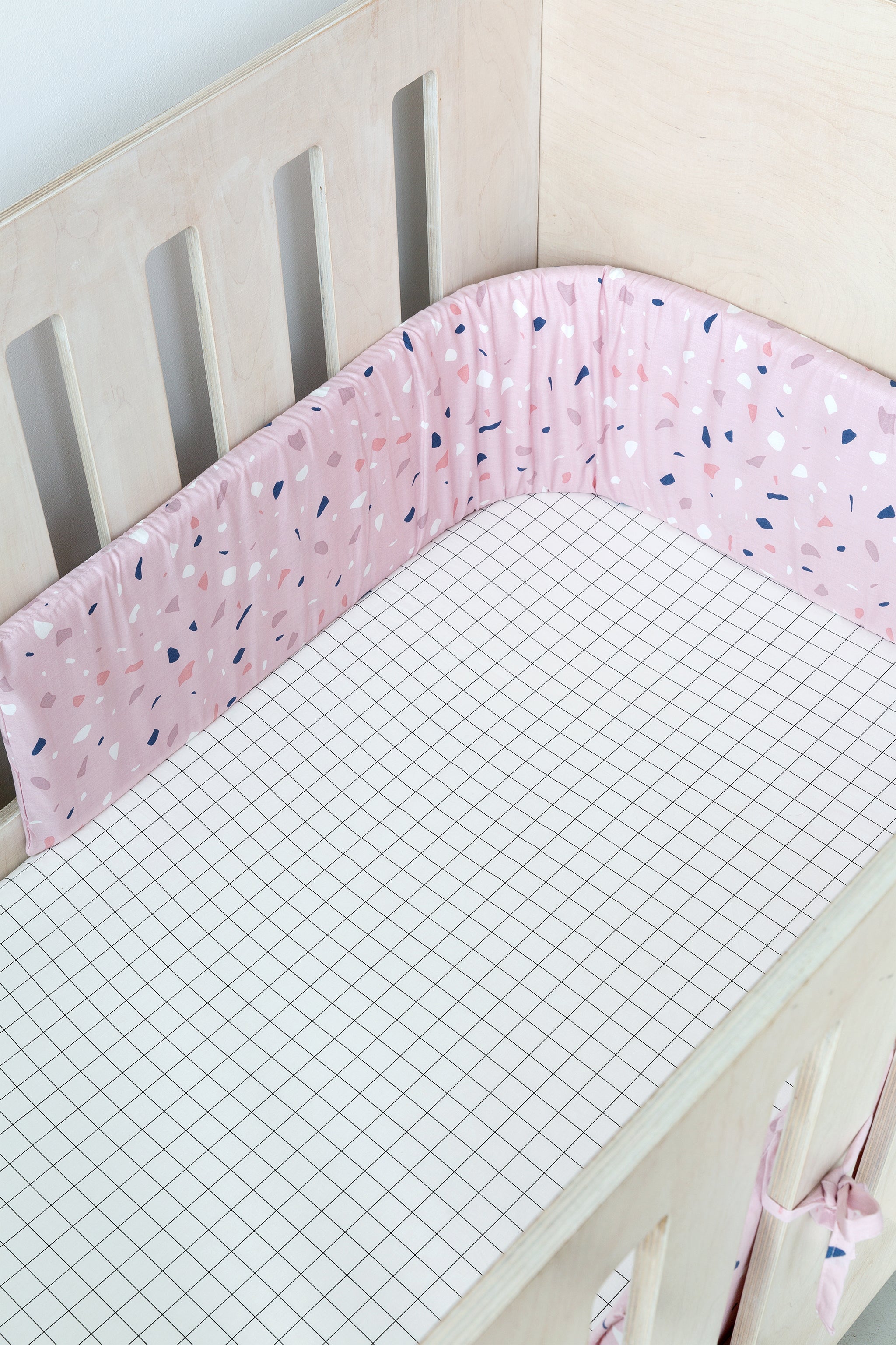Grid Cot Fitted Sheet