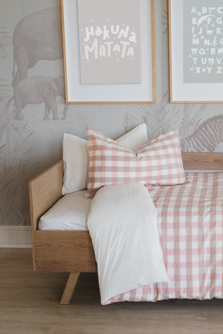 Pretty In Pink Washed Cotton Duvet