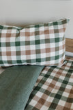 Earthy Check Washed Cotton Duvet