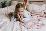 Pink Gingham Washed Cotton Duvet