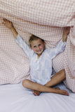 Pink Gingham Washed Cotton Duvet