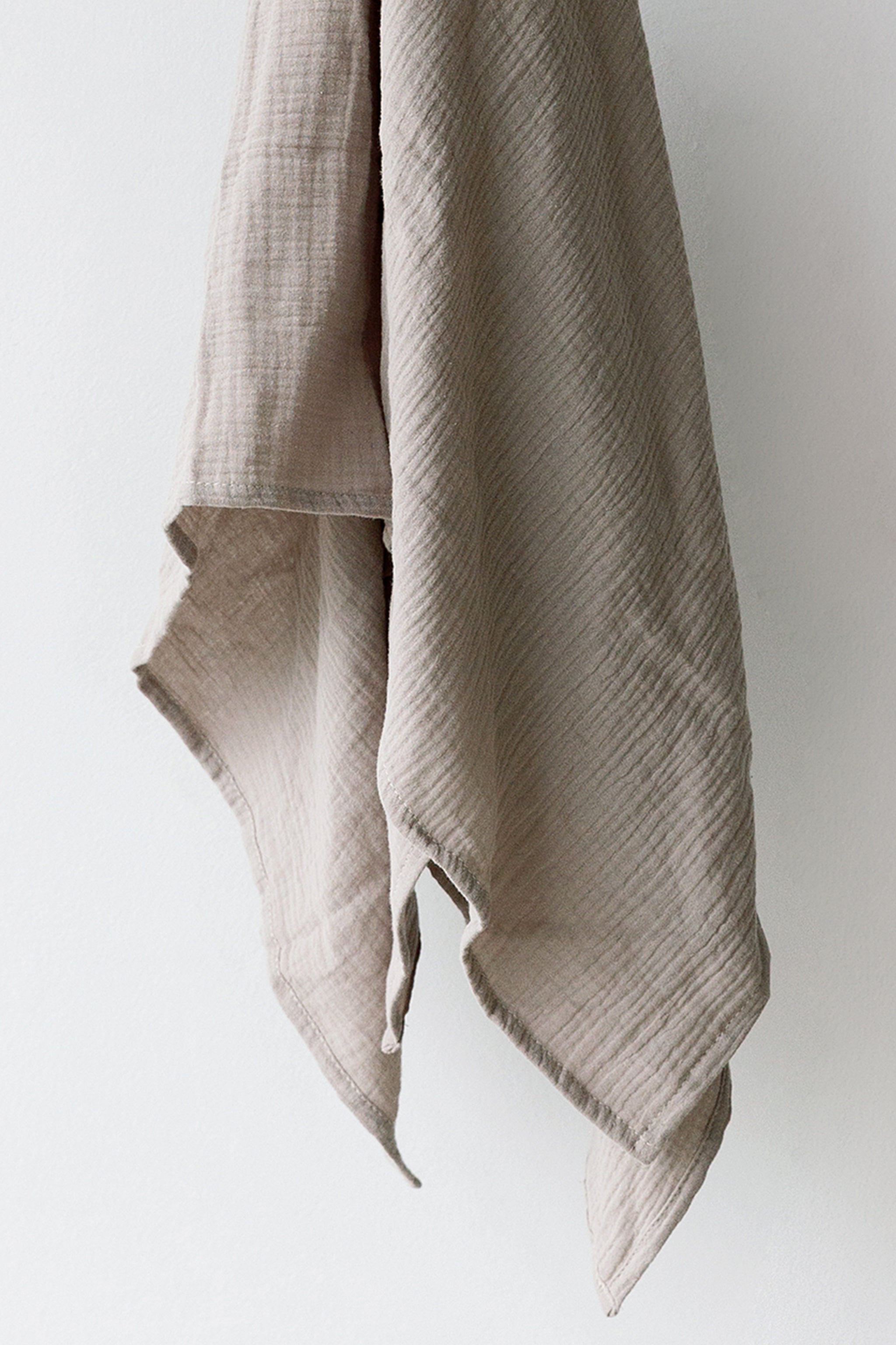 Grey Muslin Swaddle Blanket