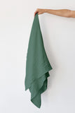 Sea Green Muslin Swaddle Blanket