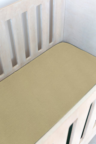 Natural Muslin Cot Fitted Sheet