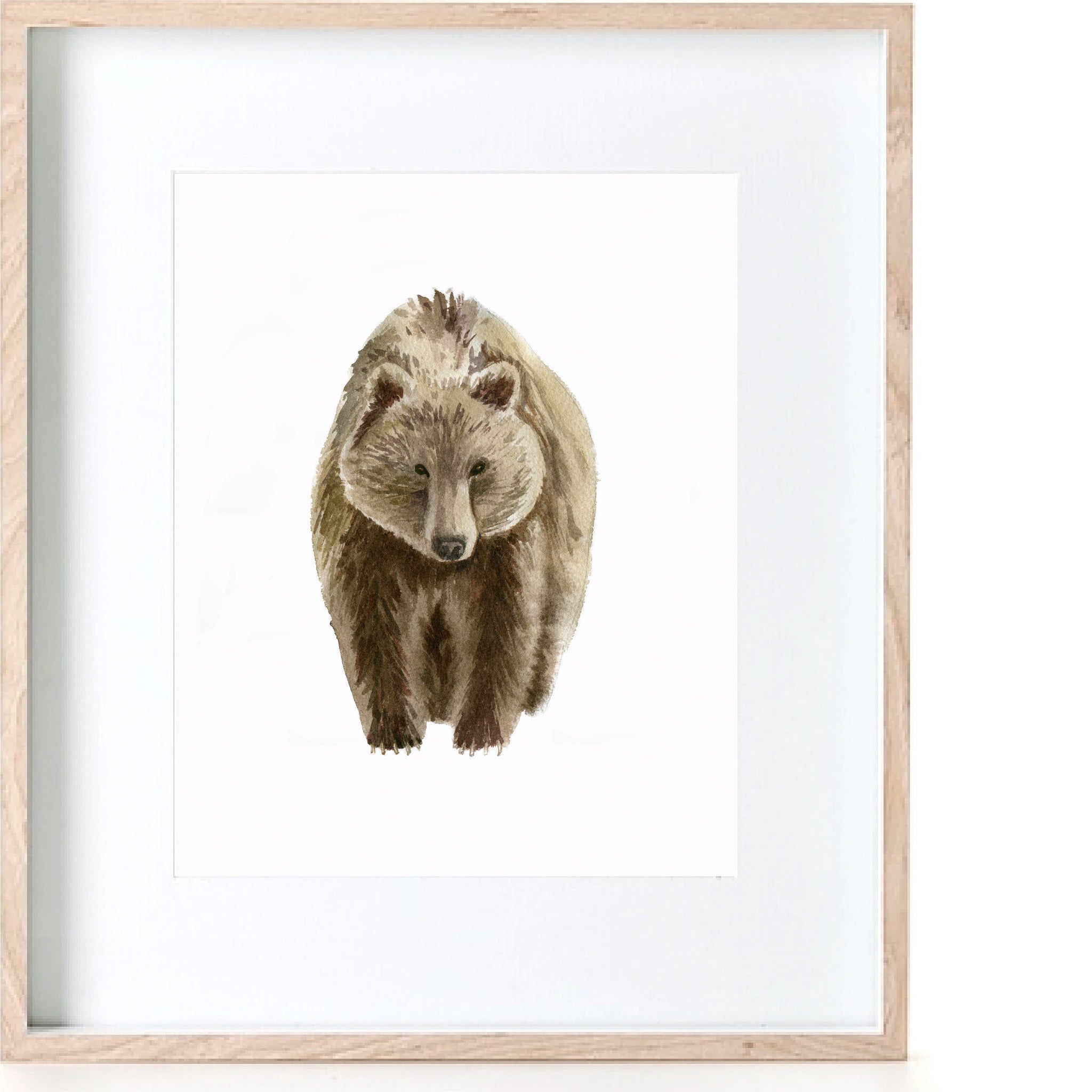 Bear Watercolour Print