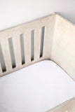 White Cot Fitted Sheet