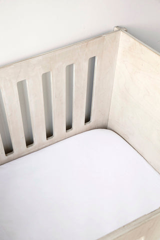 White Cot Fitted Sheet