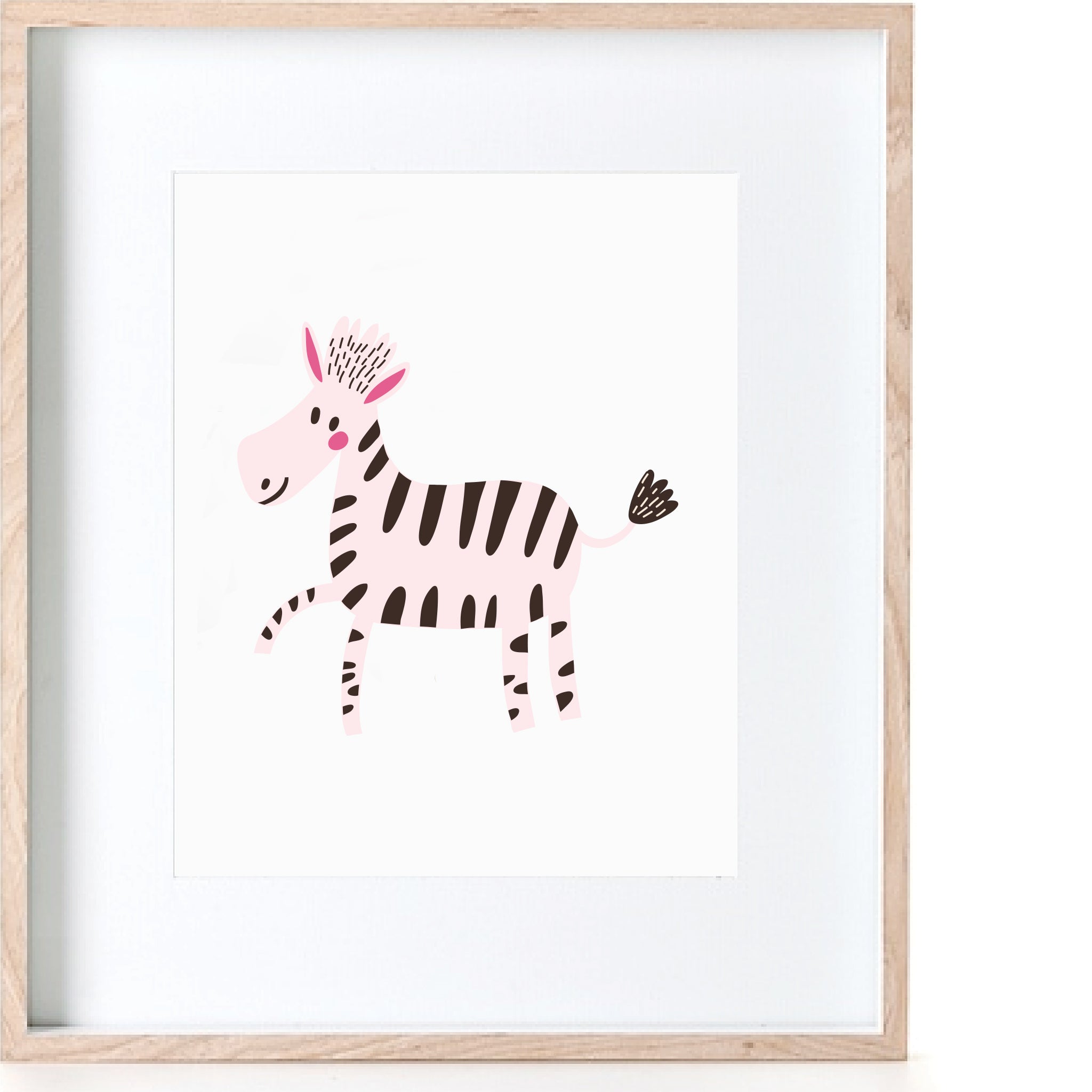 Pink Zebra Print