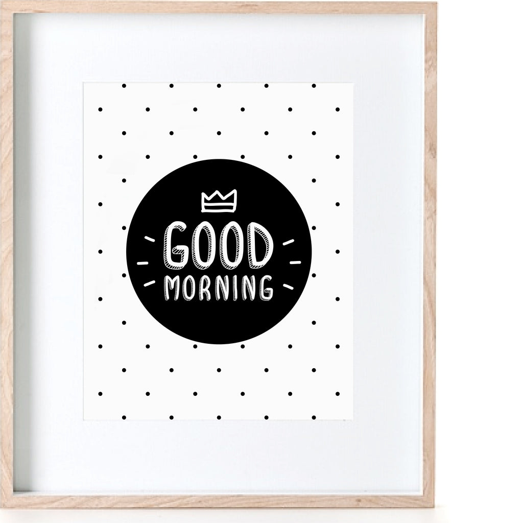 Good Morning Print