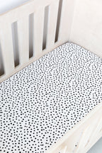 Spotted Cot Fitted Sheet