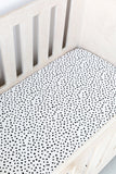 Spotted Cot Fitted Sheet